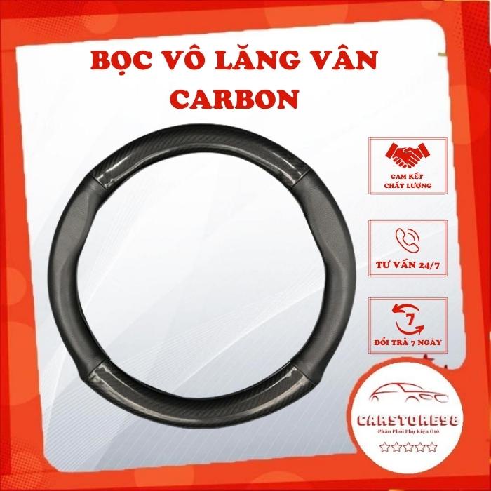 Bọc Volang - Bọc Vô Lăng Xe Ô Tô Vân Carbon Cao Cấp Chống Trơn Chống Trượt