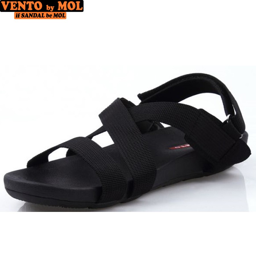 Giày sandal Vento nam quai chéo vải dù có quai hậu cố định mang đi học đi biển du lịch NV4905B