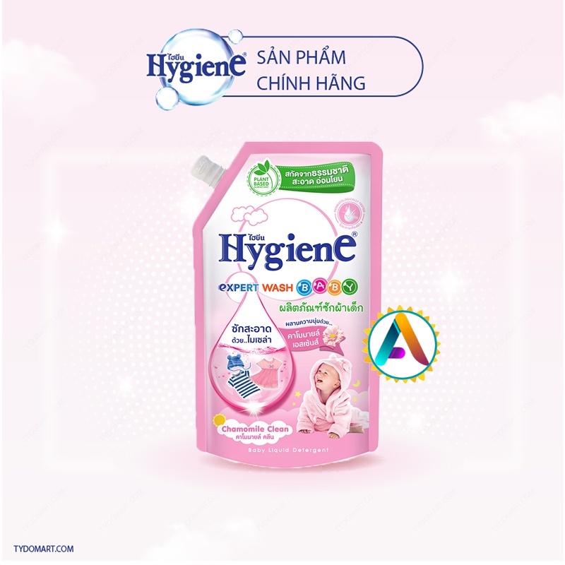 Nước giặt cho bé Hygiene Thái Lan nước giặt cho trẻ sơ sinh an toàn không gây kích ứng da 600ml