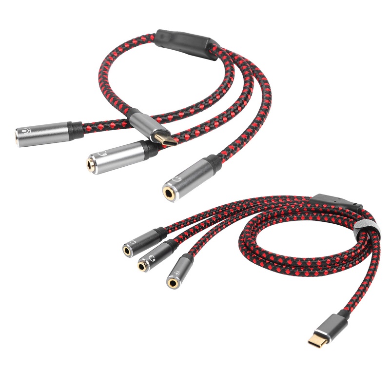 Dây Cáp 30cm 1m Chuyển Đổi Từ 1m USB Type C Sang 3 5mm USB C Sang Aux