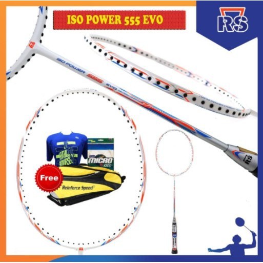 Khuyến Mãi Túi Đựng Vợt Cầu Lông Rs Iso Power 555 Evo