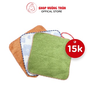 Khăn Lau Mollis Cho Bé Chất Liệu Vải Cotton Mềm Mại Kích Thước 25x25cm