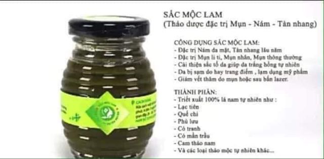 Sắc mộc lam(cam kết hàng chính hãng)