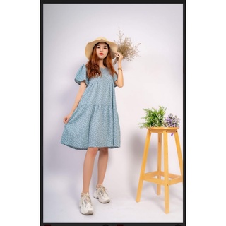 Đầm hoa lụa mát mẻ