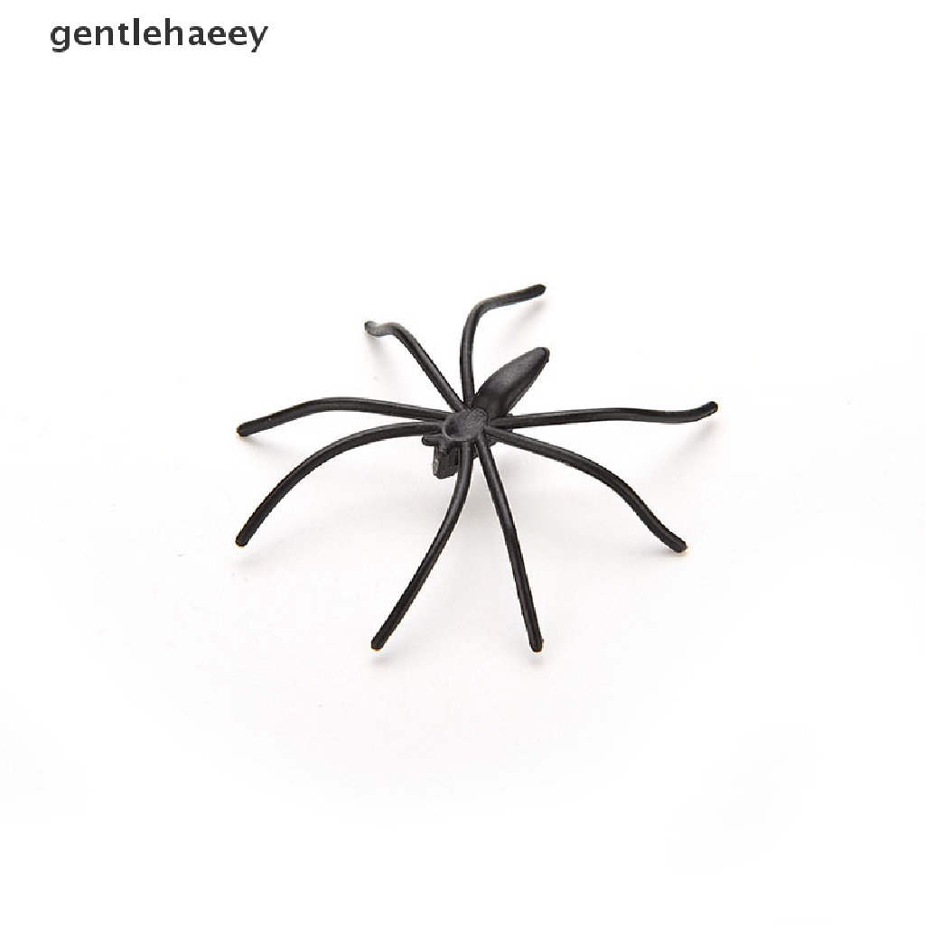 Set 20 Chú Nhện Nhựa Đen Trang Trí Halloween