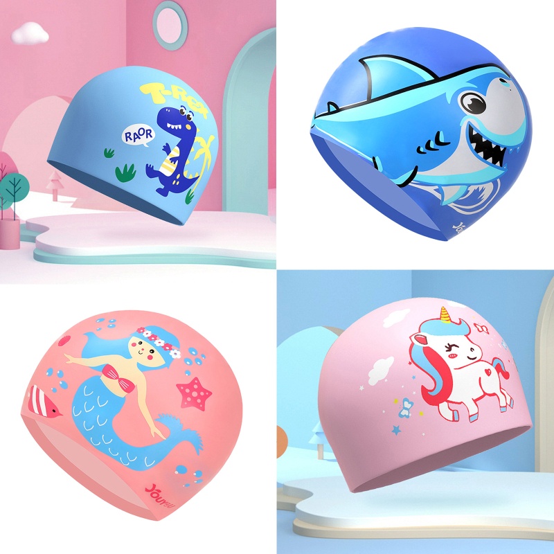 Mũ Bơi Silicone Co Giãn Thoải Mái Nhiều Màu Sắc Khác Nhau