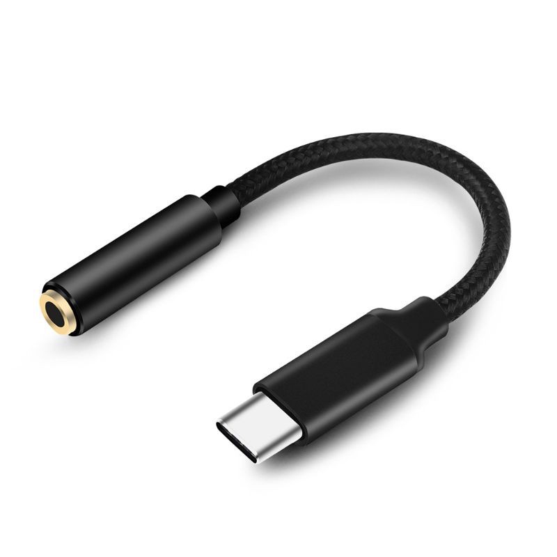 DOU USB C Headphone Jack Adapter Type C Male to 3.5MM Female Aux Audio Cable for Samsung Xiaomi Huawei HTC OnePlus Cellphones