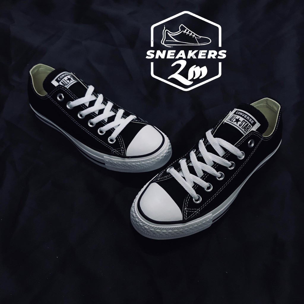 Giày Converse classic đen cổ thấp chính hãng