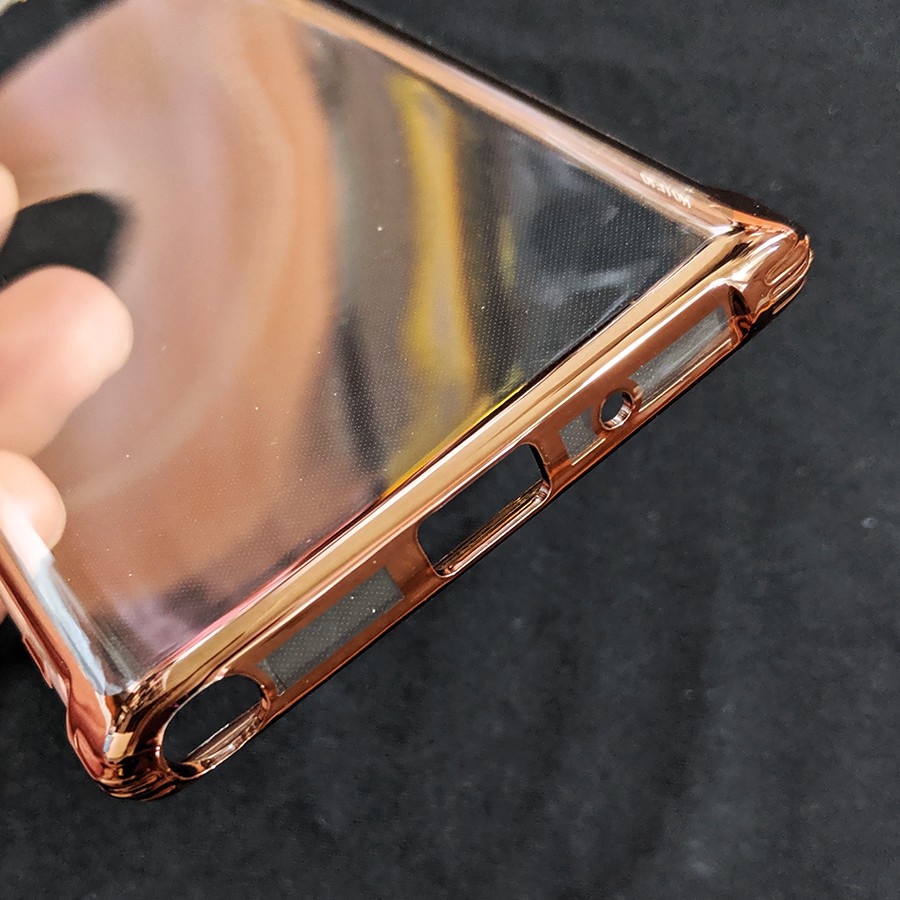 Combo ốp lưng viền màu và miếng dán PPF mặt sau Galaxy Note 10