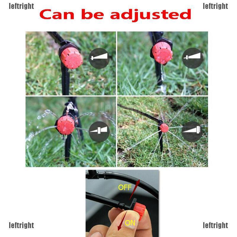 GIÁ RẺ 100pcs Sprinkler Irrigation Micro Flow Dripper Adjustable Water Dripper Head