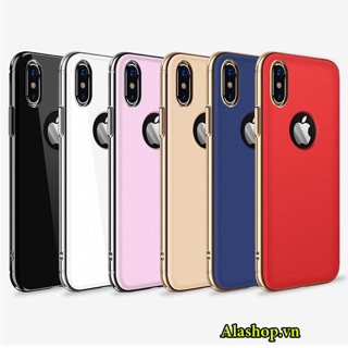 Ốp lưng iphone X giả vỏ máy ánh kim sa
