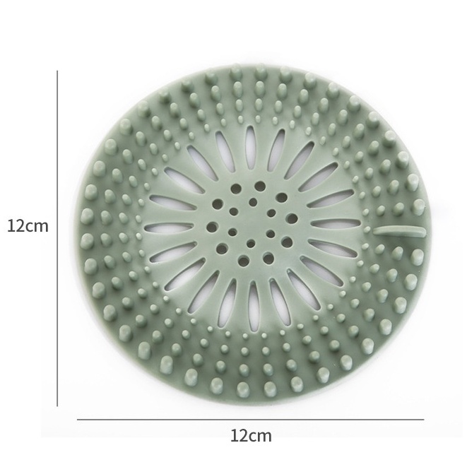 Nắp thoát nước tròn bằng silicon Vỏ Bọc Lọc Rác Bồn Rửa Chén/Phòng Tắm Bằng Silicon Tiện Dụng Miếng silicon chặn rác lọc rác bồn rửa chén bát, cống thoát nước nhà tắm Living C , ngăn ngừa tắc cống hiệu quả Phòng Tắm Tiện Dụng Lưới lọc chặn rác thải bồn