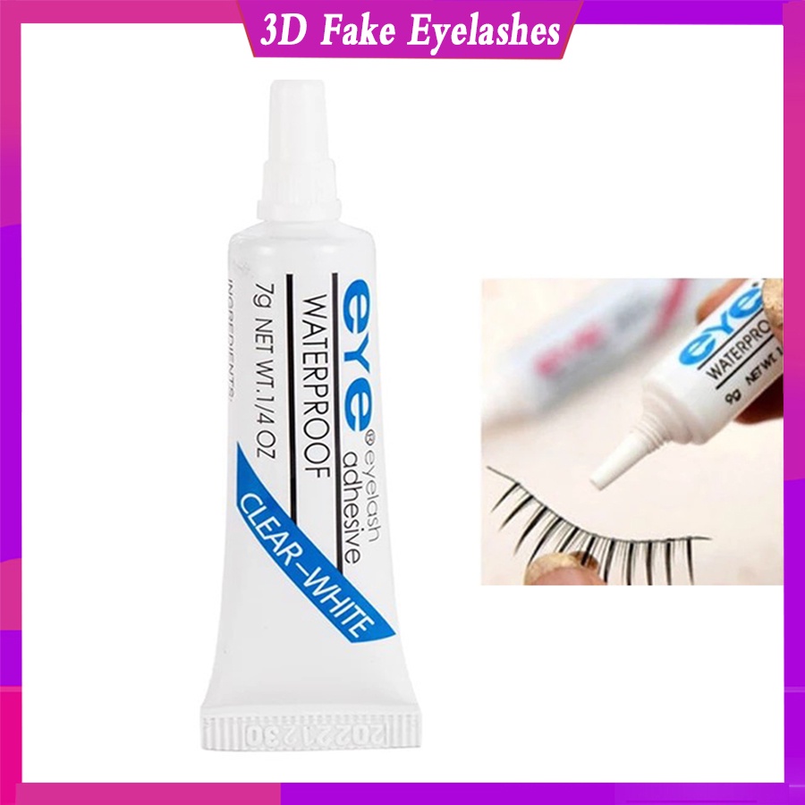 Keo Dán Lông Mi Giả Chống Nước Màu Trắng Trong Suốt Tiện Dụng