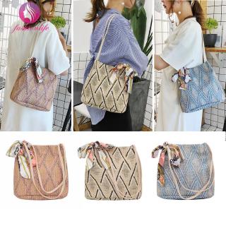 Túi xách nữ đan rơm thời trang