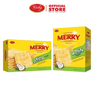 Bánh Quy Sữa Dừa Merry Richy Giòn Tan Thơm Ngậy Với Cơm Dừa Thật Mới