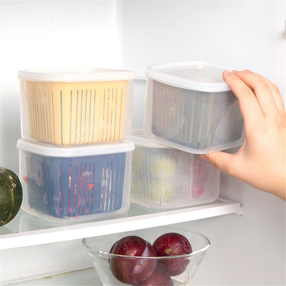 Hộp Đựng Rau Củ Quả Hình Vuông Tiện Dụng Cho Nhà Bếp