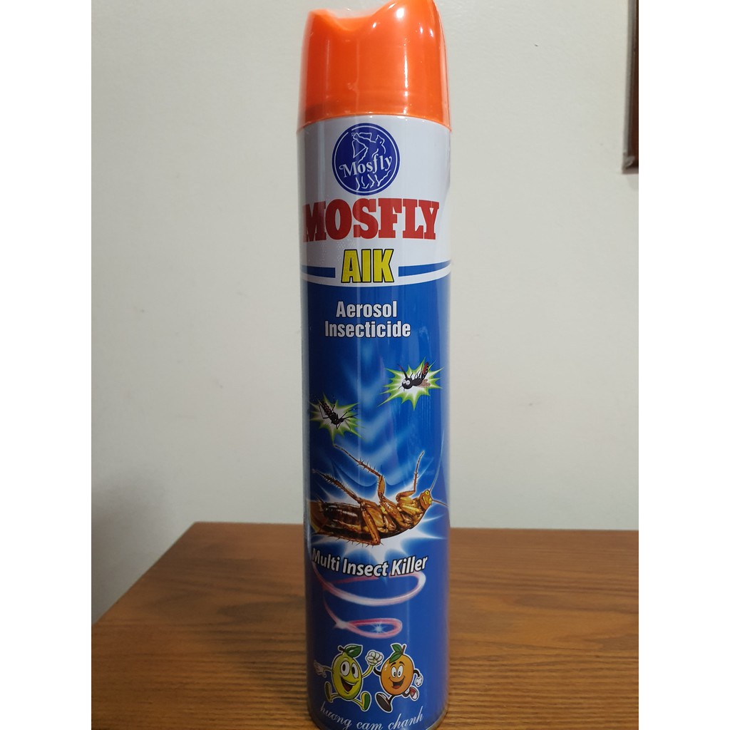 Bình Xịt Muỗi Mosfly AIK /FIK /FIKz /RAID 600ml bình xịt côn trùng