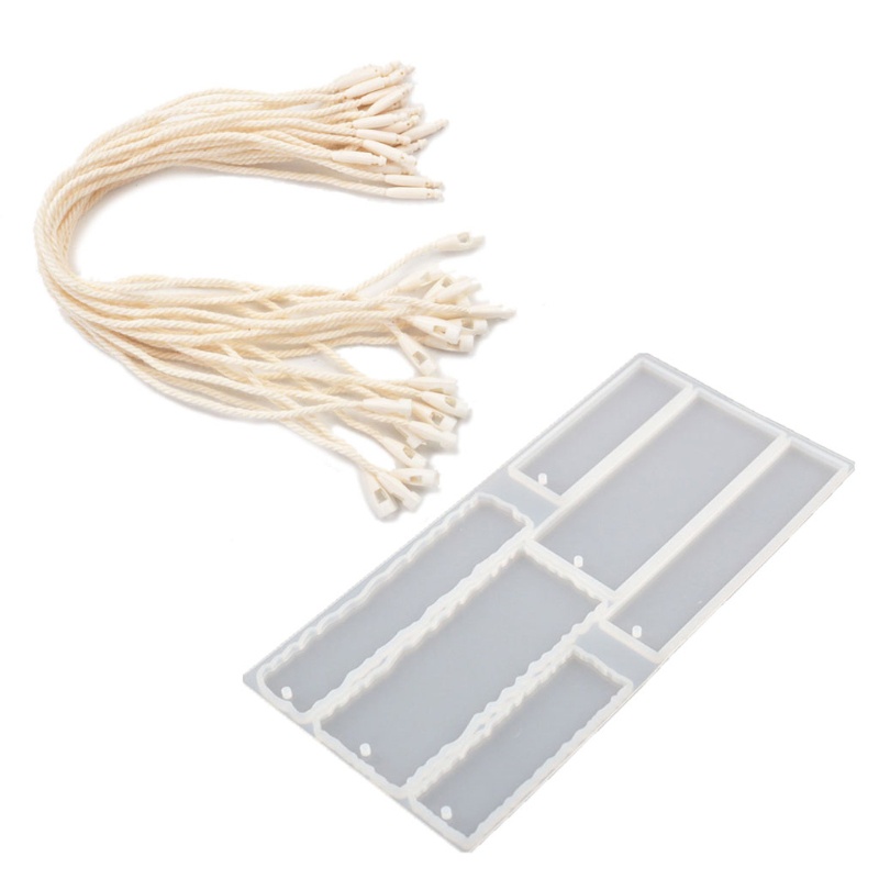Khuôn Silicone Hình Chữ Nhật Làm Thẻ Đánh Dấu Sách