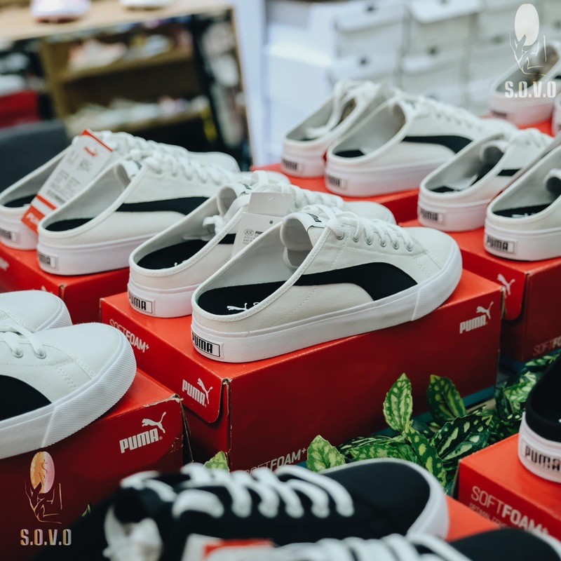 [Mã FAGREEN245 giảm tới 30K đơn 99K] 🔵[Freeship]🔵🔴 Giày Đạp gót Puma Bari Mule Korea🔴 | BigBuy360 - bigbuy360.vn