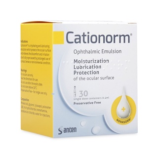 Cationorm nước mắt nhân tạo hộp 30 tép