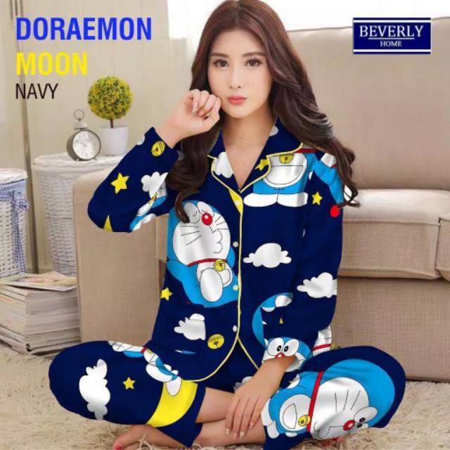 Áo Choàng Ngủ Hình Doraemon Đáng Yêu Cho Nữ