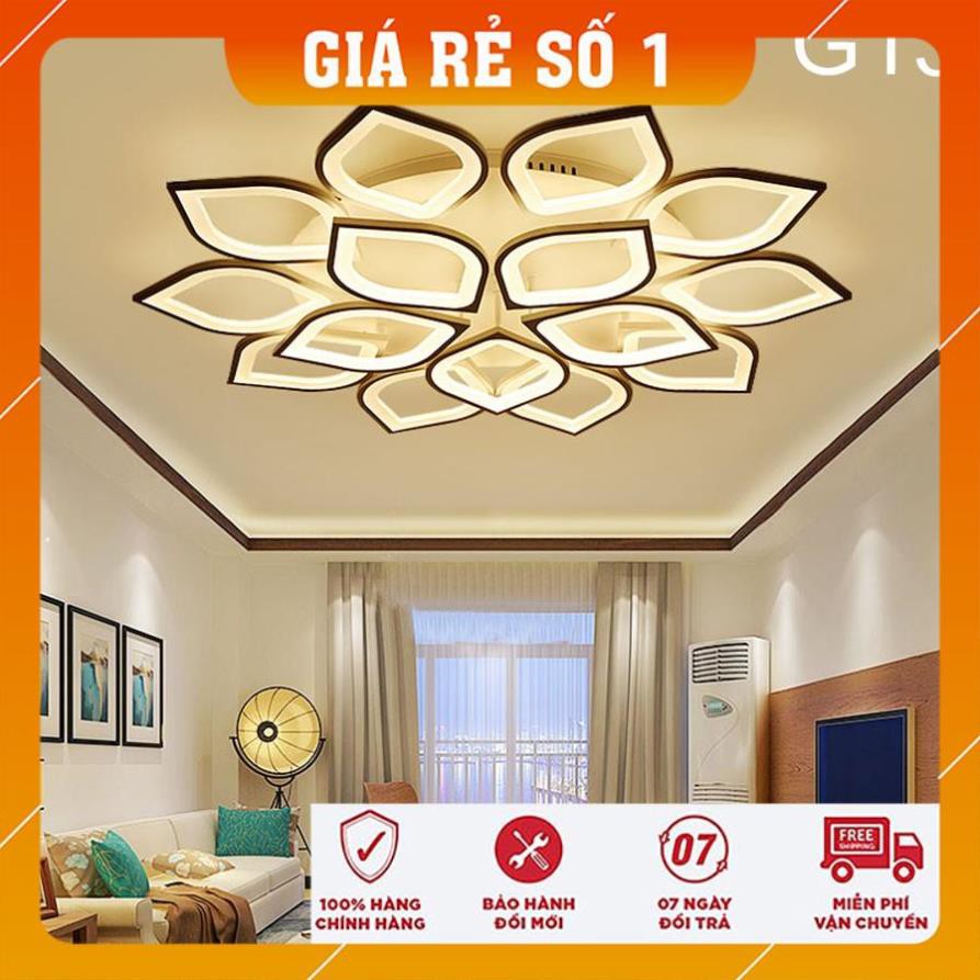 Giá Rẻ Số 1 Đèn ốp trần phòng khách, đèn LED G13, có điều khiển từ xa, 3 chế độ sáng riêng biệt