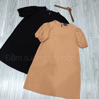 Đầm suông tay bồng