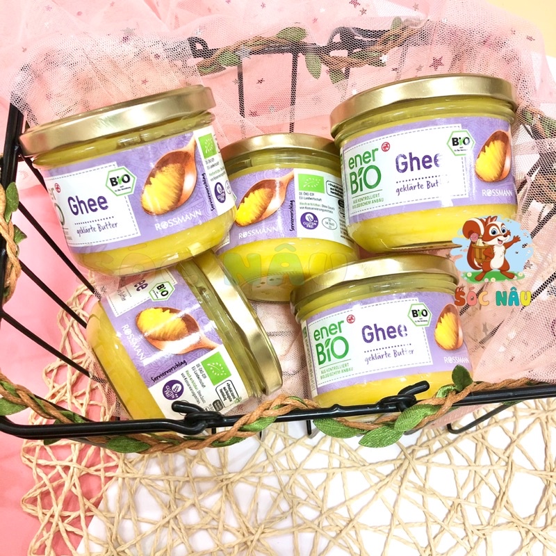 Bơ Ghee Hữu Cơ Đức Dùng Làm Bánh, Nấu Cháo, Xào, Chiên Cho Bé Và Gia Đình. Date 2023