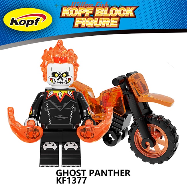 Mô Hình Lego Xe Mô Tô Ma Rider Độc Đáo