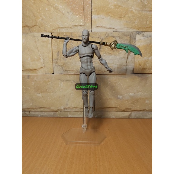 Mô hình tỉ lệ 1:12 Thanh Long Đao 18cm dùng cho mô hình tỉ lệ 1:12