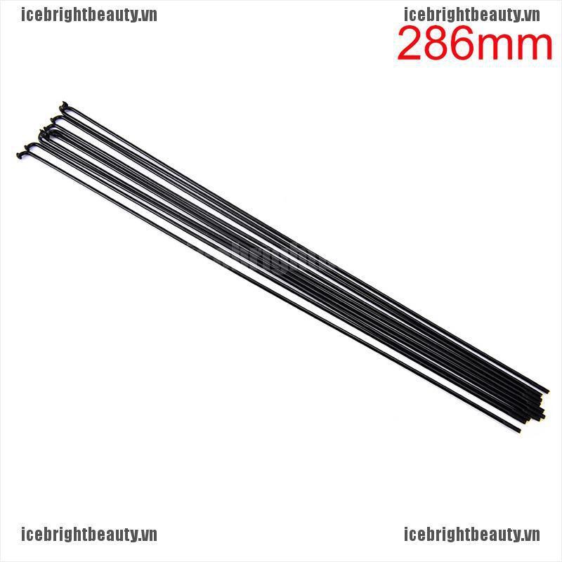 Bộ 10 Căm Xe Đạp 14G + Núm Vú 12mm 170~286mm Bằng Thép