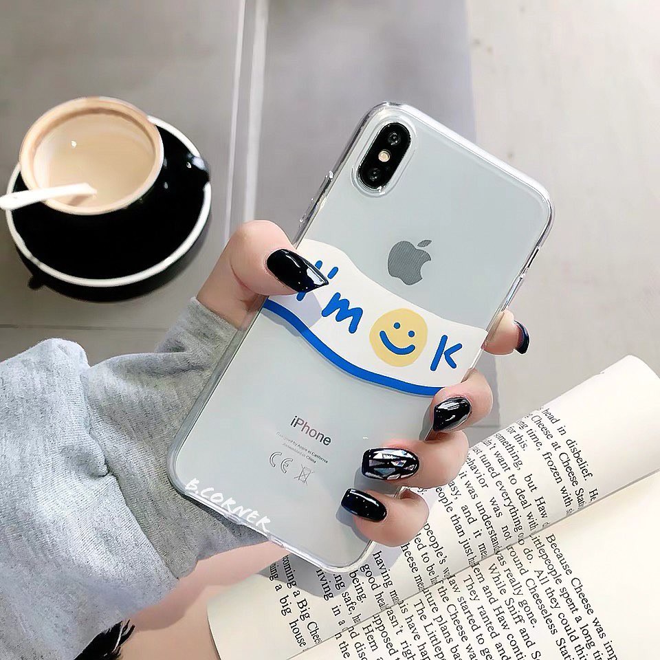 Ốp Lưng Điện Thoại Mặt Cười OK