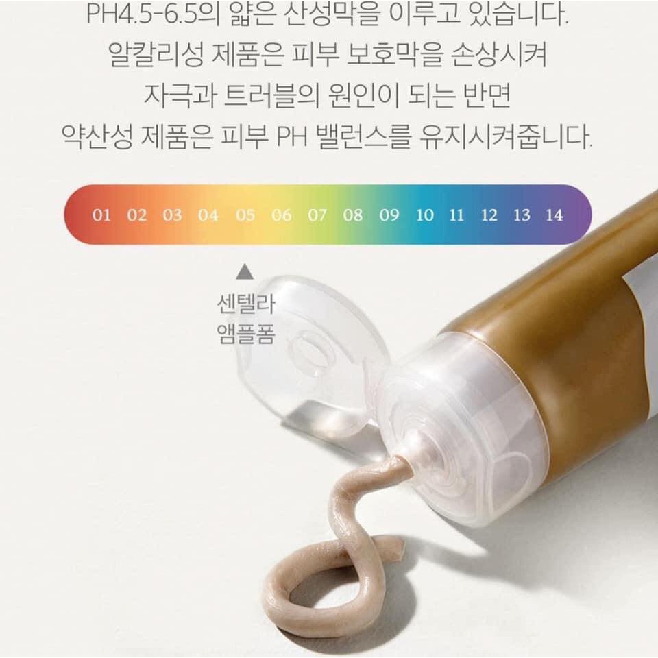 Sữa Rửa Mặt Rau Má Madagascar Centella Ampoule Foam 125ml..