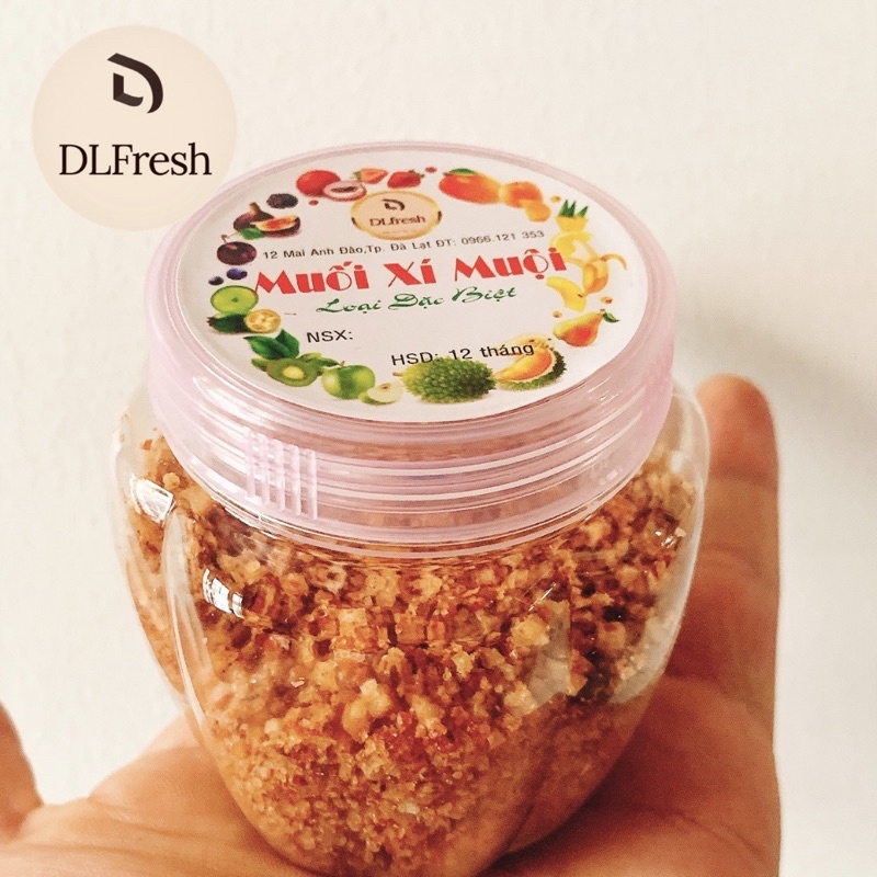 [Mã 156FMCGSALE hoàn 8% đơn 500K] Muối Ômai Xí Muội DLFRESH Đặc Sản Đà Lạt Hũ 100gr