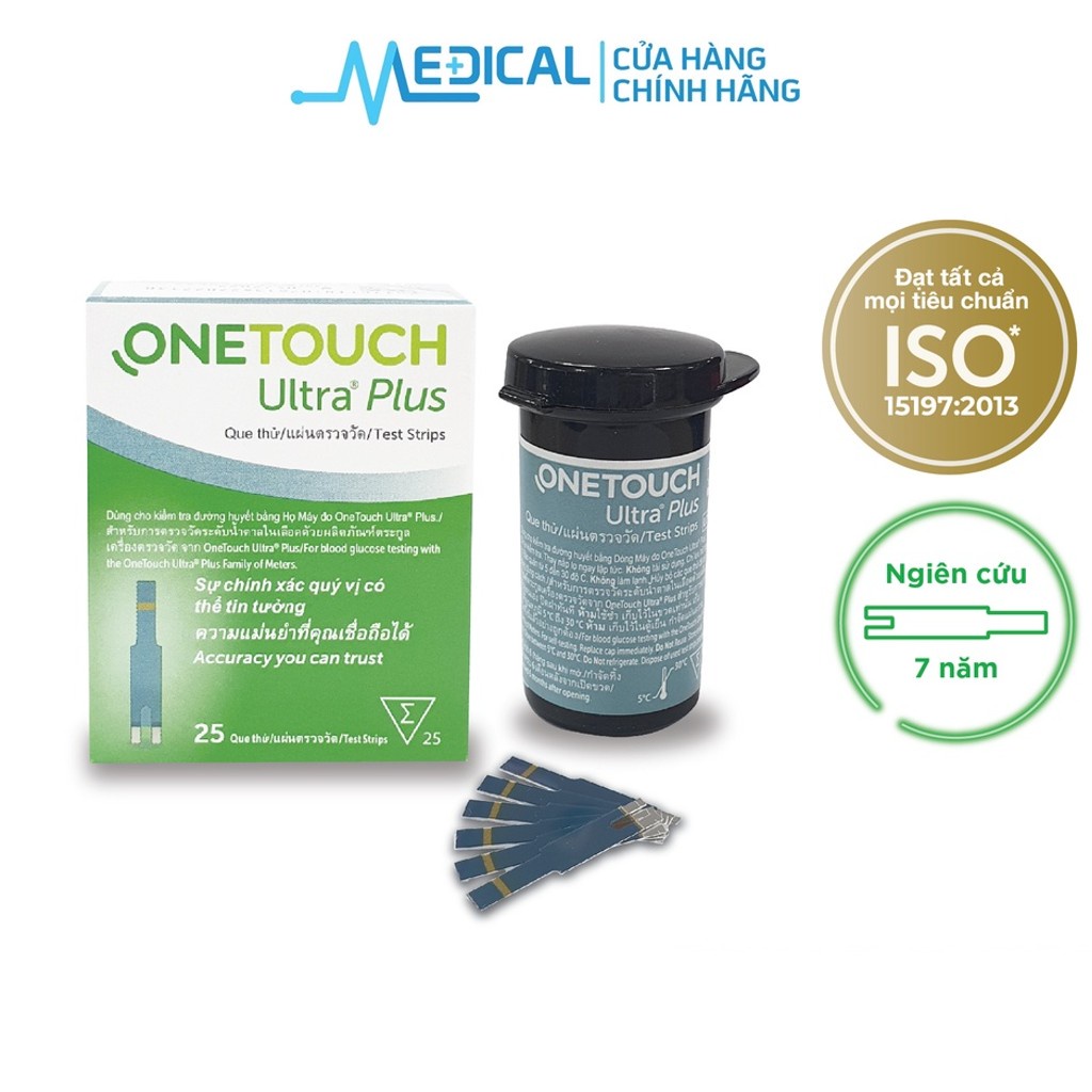 Bộ máy đo đường huyết ONETOUCH Ultra Plus Flex bảo hành trọn đời chính hãng - MEDICAL