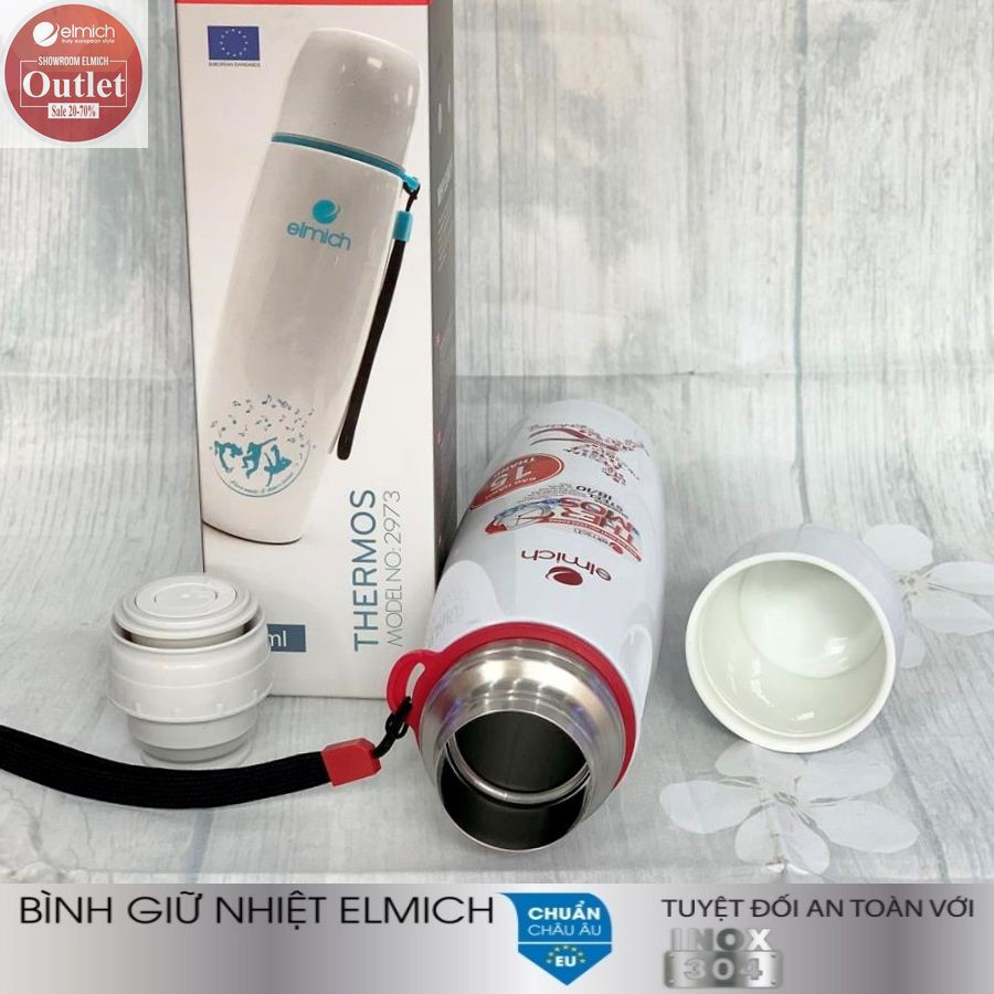 Bình Giữ Nhiệt Inox 304 Nóng 8h Lạnh 12h ELMICH El2973 500ml