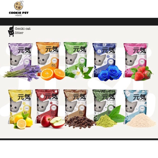 Cát Genki Nhật Bản cho mèo