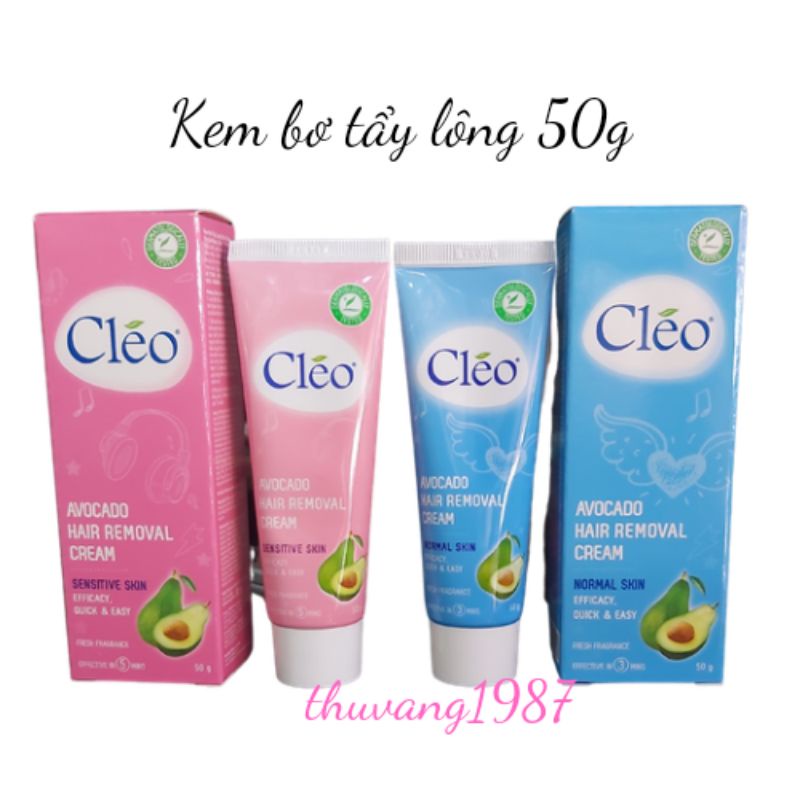 Kem tẩy lông Cleo chiết xuất trái bơ 50g