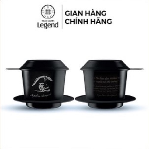 [Trung Nguyên E-coffee Chính Hãng] Phin Nhôm Trung Nguyên Legend - Vĩ Nhân (Đen)