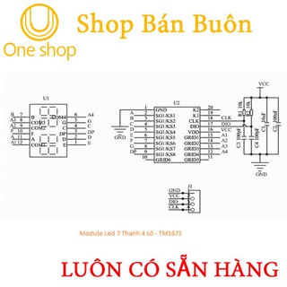Module LED 7 Thanh 4 Số TM1637