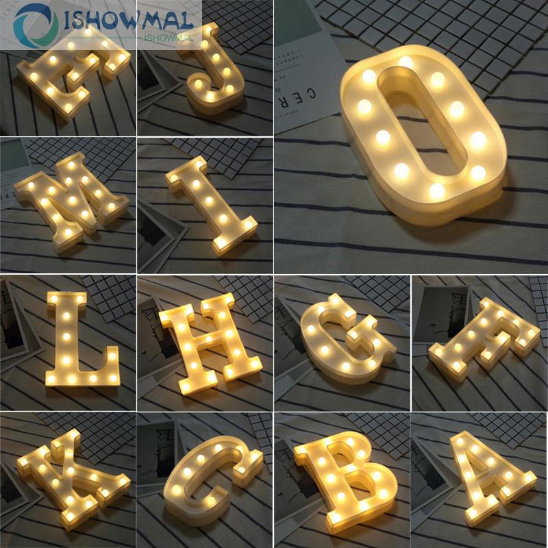Đèn LED hình bảng chữ cái