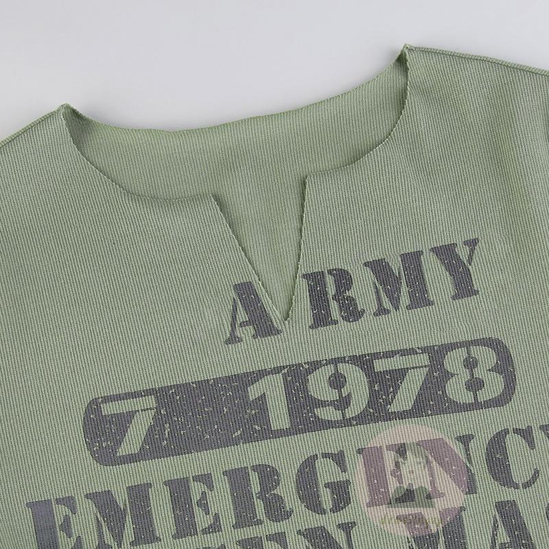 Áo Thun Tay Ngắn In Chữ Thời Trang Dành Cho Nữ