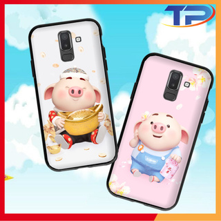 Ốp lưng Samsung Galaxy J8 / J7 Plus / J7 Pro /J7 Prime / J6 Plus / J6 / J4 hình Heo Con Dễ Thương 04