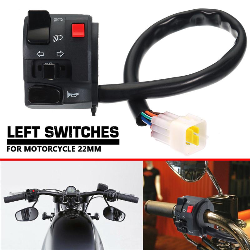 Công tắc đèn xi nhan trái & phải cho xe moto atv dirt 7 / 8 "