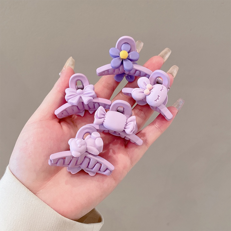Kẹp Tóc Hình Gấu Đơn Giản Ngọt Ngào Thời Trang Hàn Quốc Cho Bé Gái