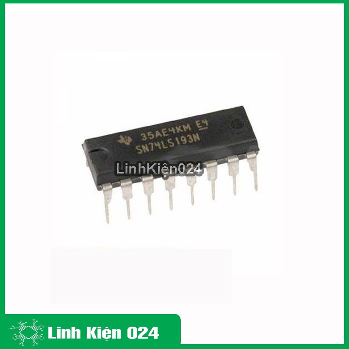 Chíp 74LS193 Binary Up/Down Counter with Clear DIP16