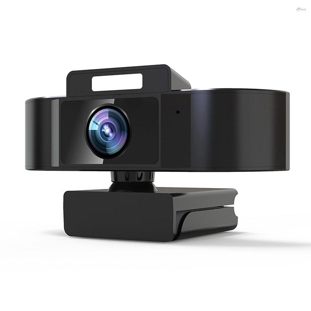 Webcam 2K HD USB kèm micro tương thích với laptop và máy tính để bàn