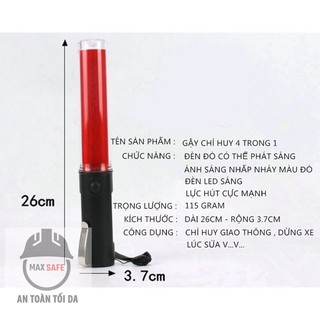 Gậy chỉ huy công trình xây dưng. giao thông