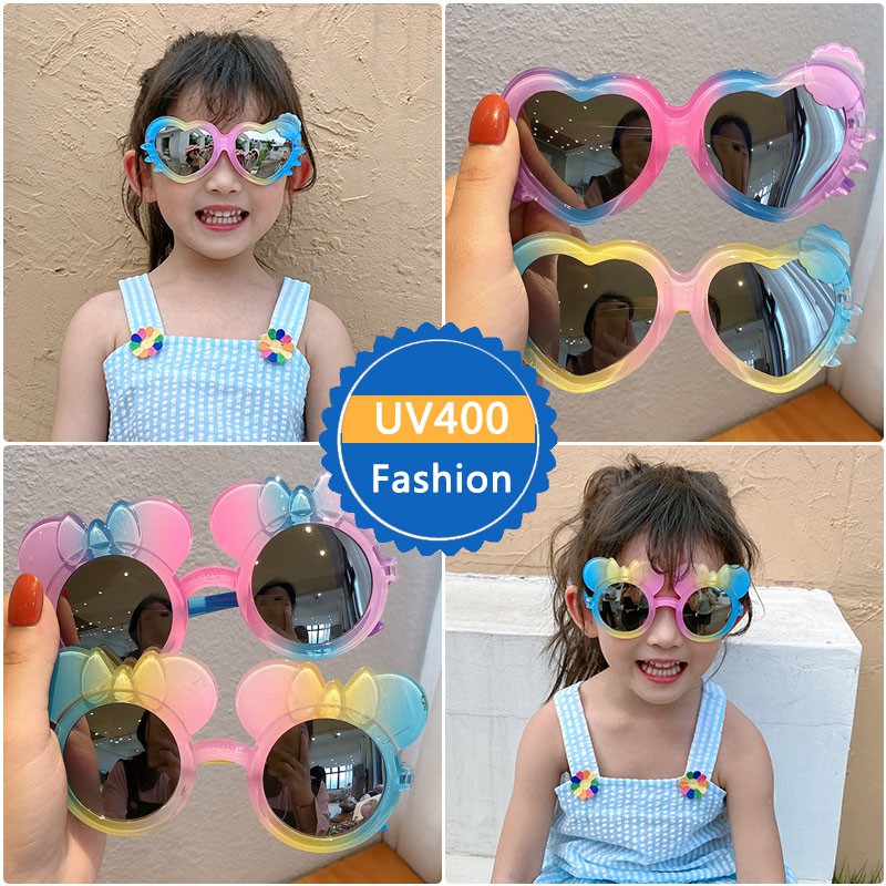 Kính Mát Chống Tia Uv400 Thời Trang Cho Bé