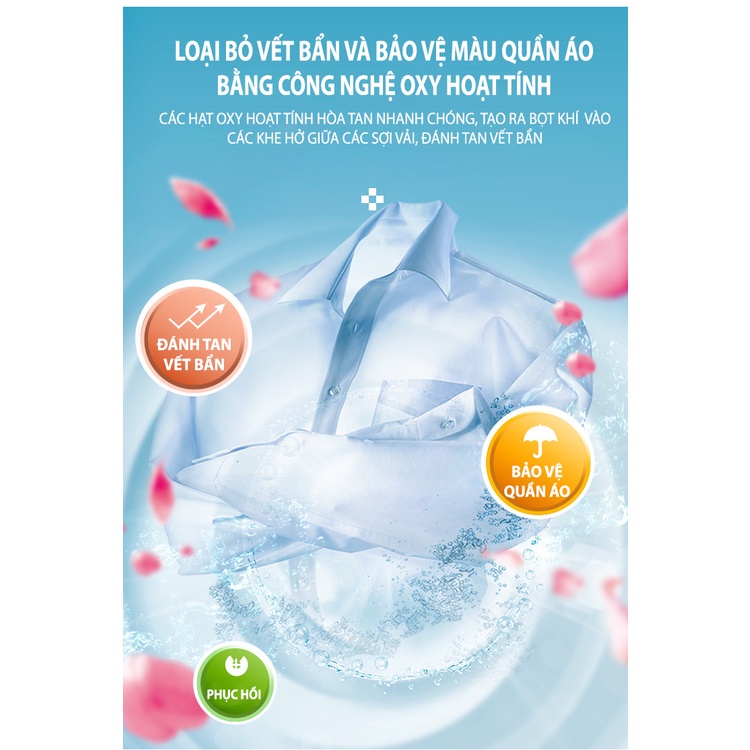 Bột Giặt Vết Ố Vàng Quần áo Xinuo - Hộp 260g